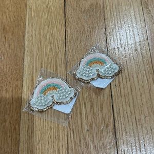 Stoney clover lane glitter pearl rainbow patch